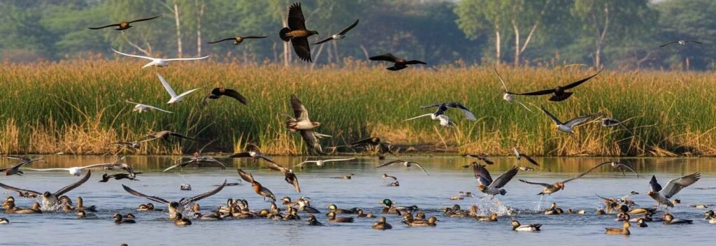 Birdwatching in Wetlands