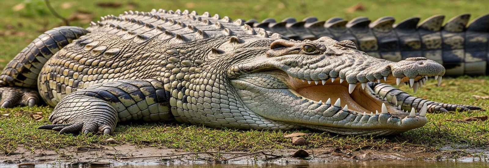 Crocodile Point Mugger Pilibhit Tiger Reserve