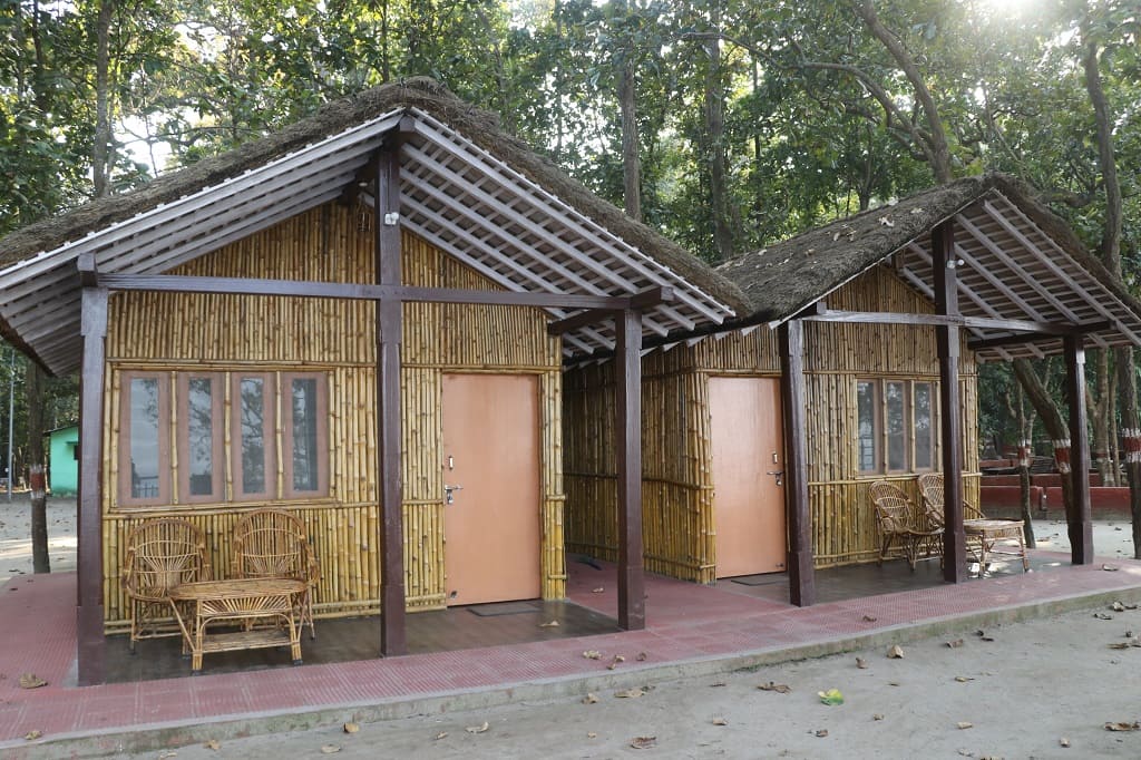 tharu hut chuka beach